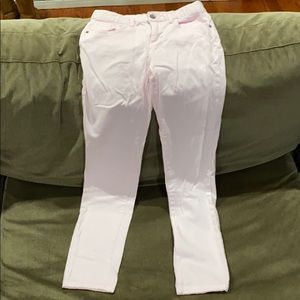 Girls size 12 Kidpik light pink jeans.